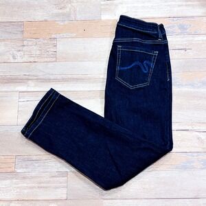 SANTANA JEANS Dark wash straight leg jeans | Classic structured denim | Size 6